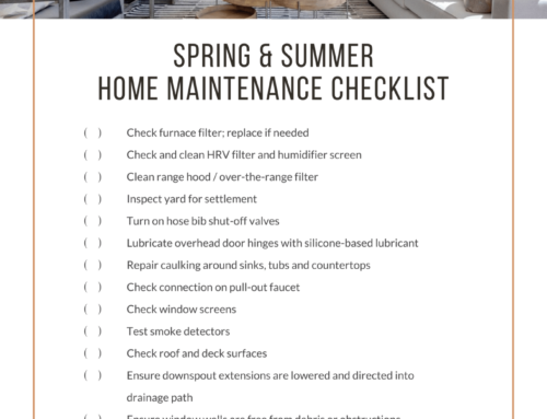 Home Maintenance Tips: Spring and Summer