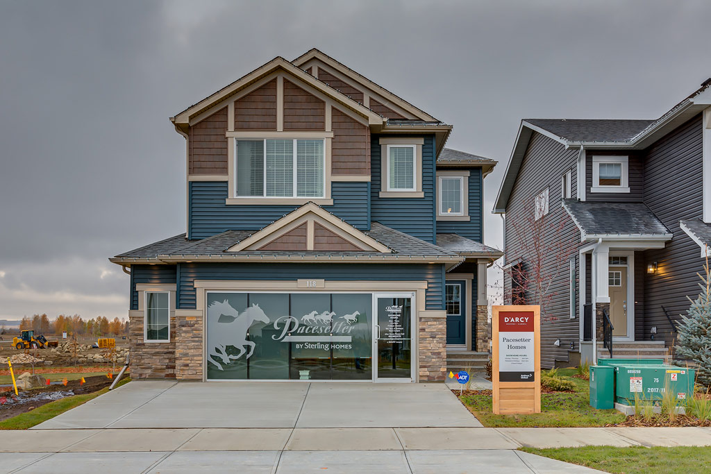 The Pierce showhome in the community of D'Arcy.
