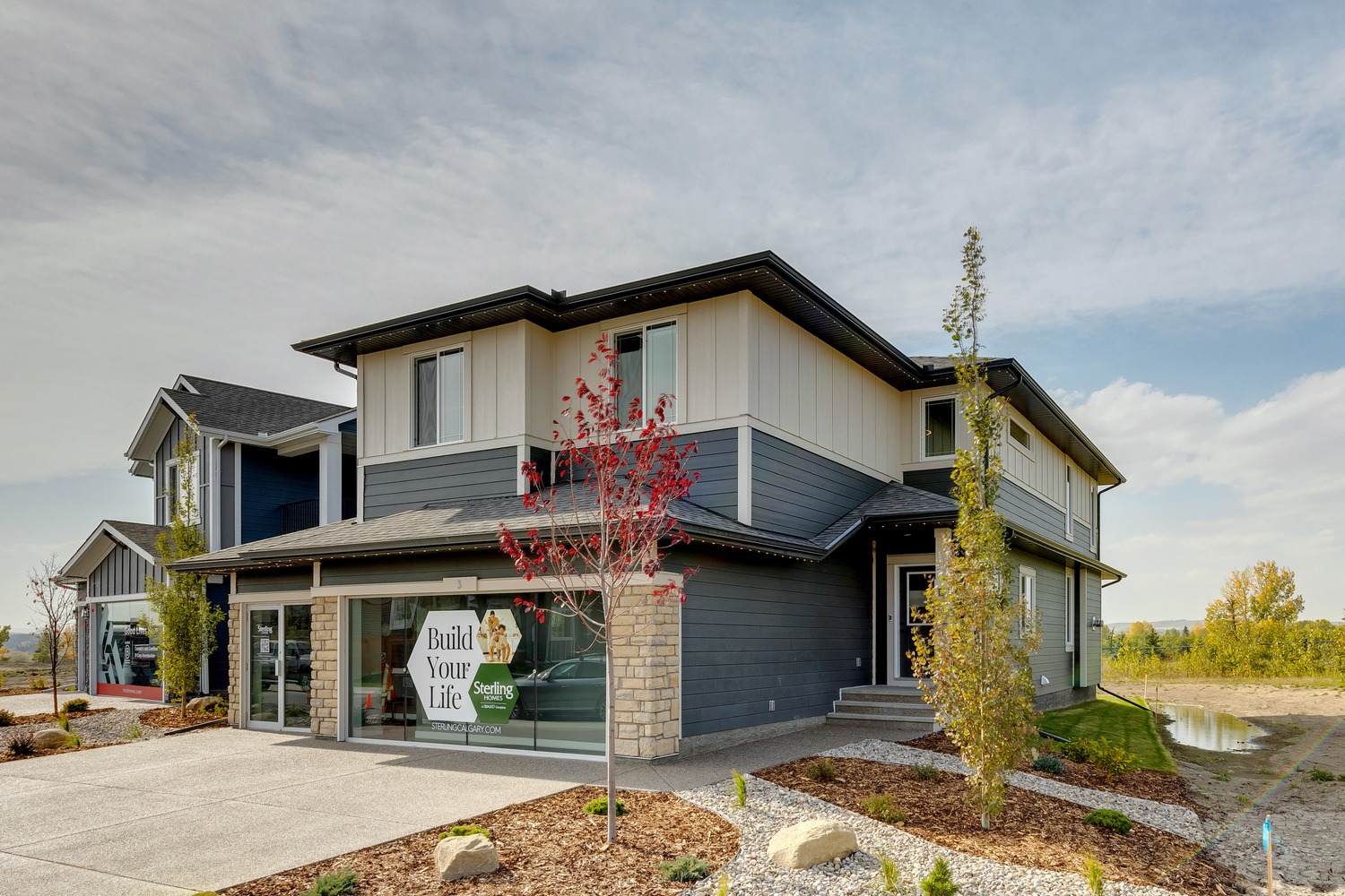 The Legacy showhome in the community of D'Arcy.