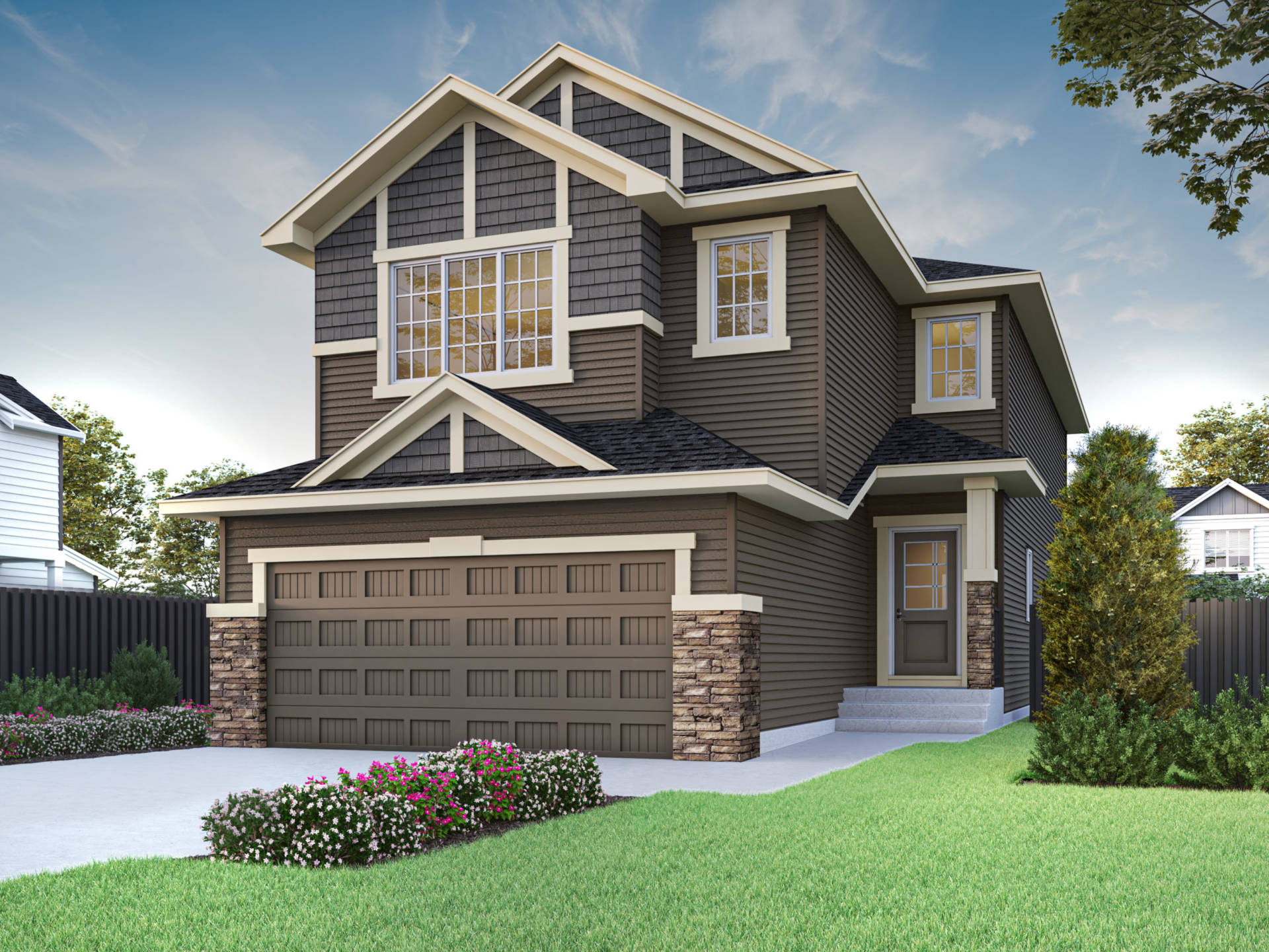 The Legacy showhome in the community of D'Arcy.