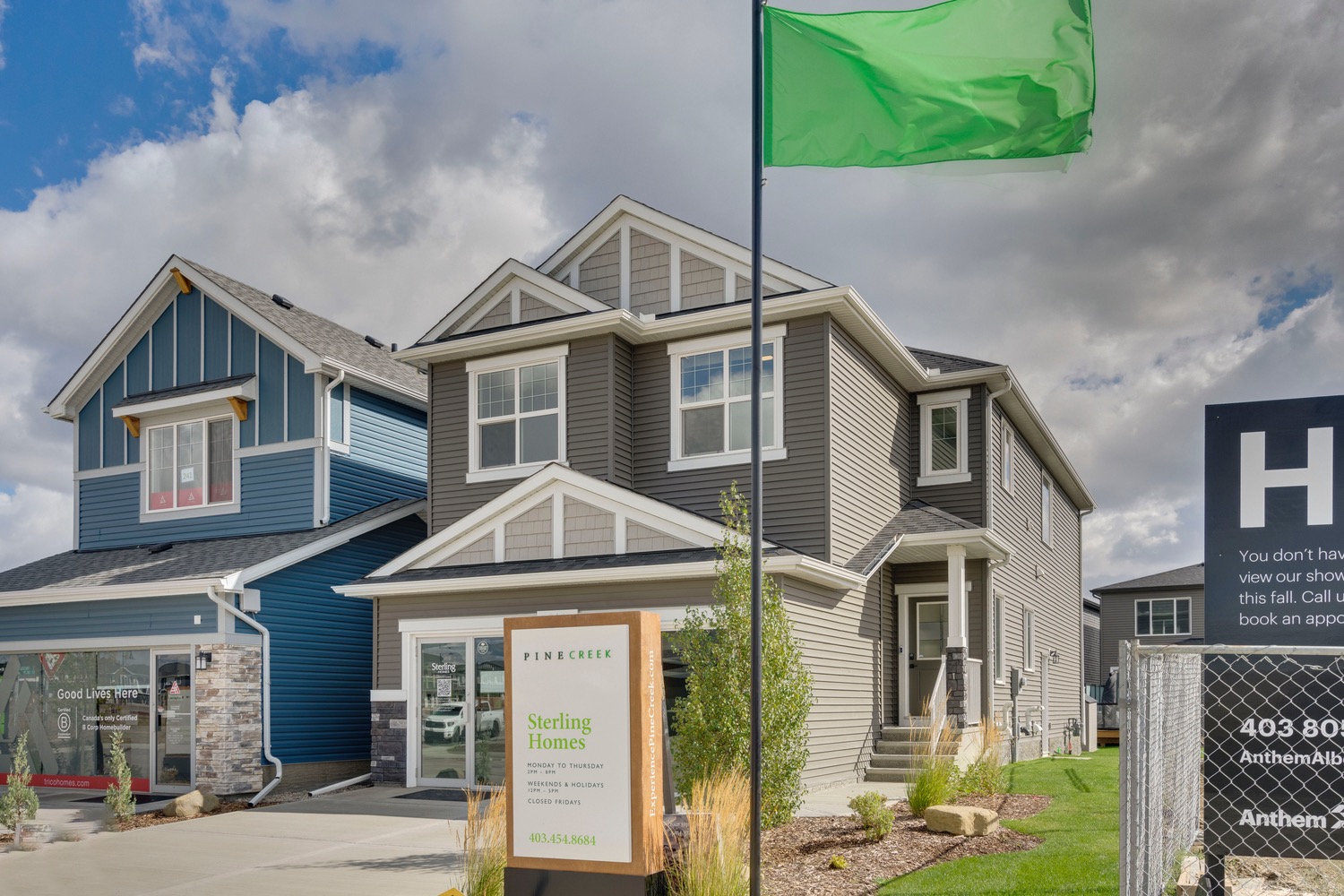 The Denali 6 showhome in the community of Pinecreek.